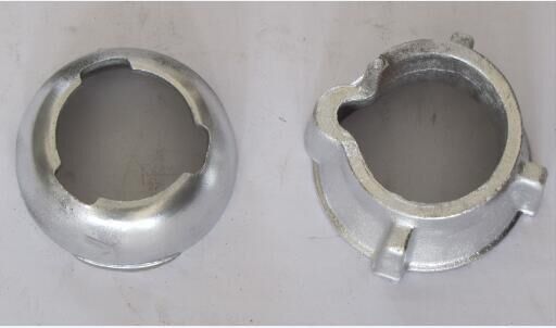 China Galvanisiertes materielles Cuplock Baugerüst-System Q235 schmiedete Spitzenschale/gepresste Unterseite fournisseur